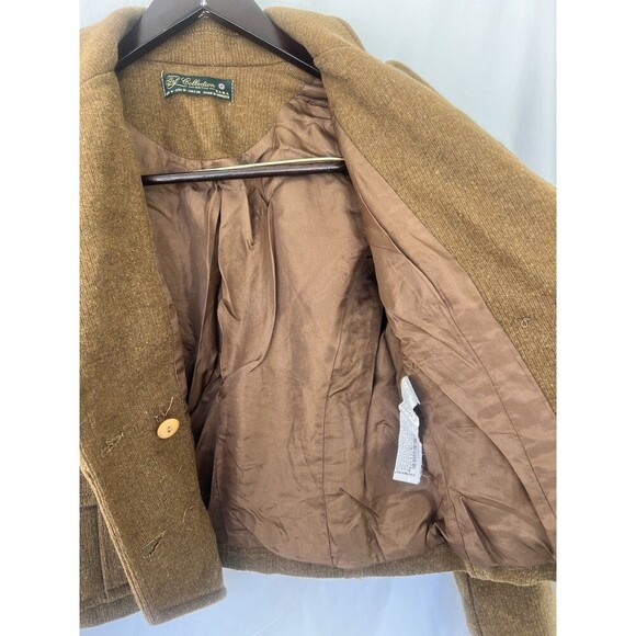 ZARA Trafaluc British Collection Wool Military Peacoat Jacket M Preppy Academia - Picture 8 of 10